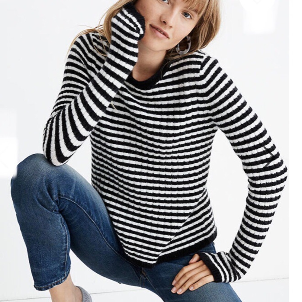 Colette Sweater in Leamore Stripe
MADEWELL